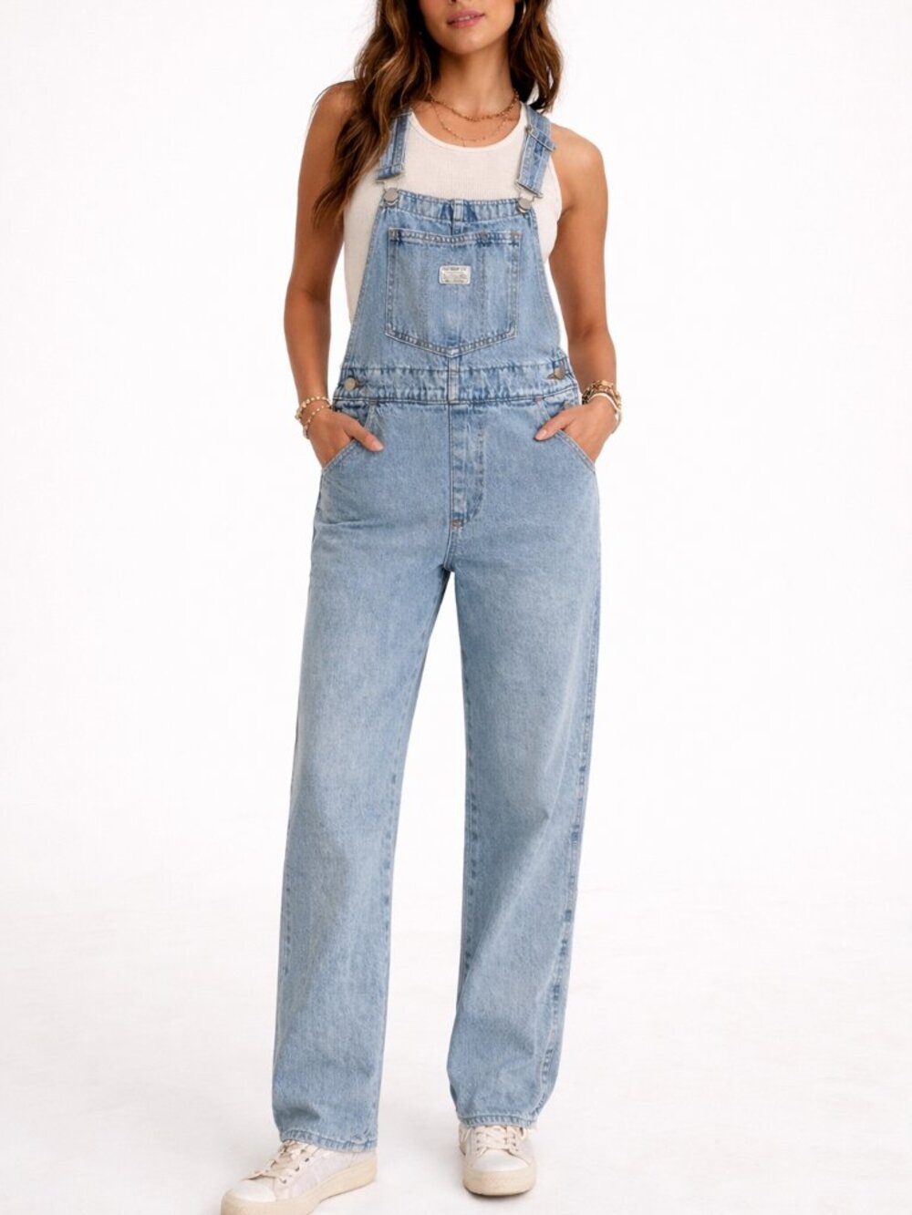 Levi's Two Horse Brand Vintage Denim Overalls | Size XS | Medium Wash | Cotton